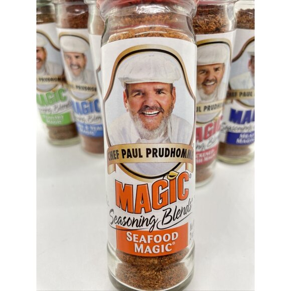FRESH Magic Chef Paul Prudhomme's Magic Seasoning 6 Jar Set Variety Pack Lot - Picture 7 of 15